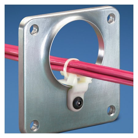 Panduit Cable Tie Mount, Lightening Hole #10 Scr LHMS-S10-D